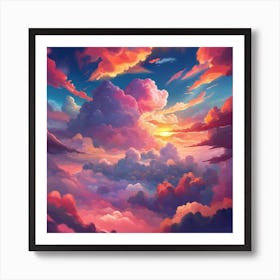 ☁☁The beauty of sky~ Art Print