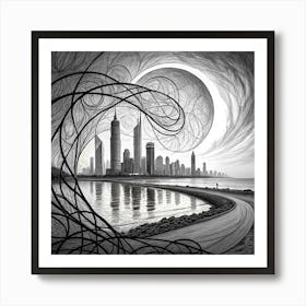 Cityscape  Art Print