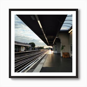 London Train Station Art Print