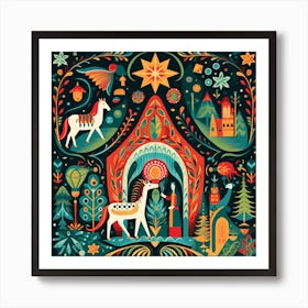 Christmas Lovely Paradise 12 Art Print