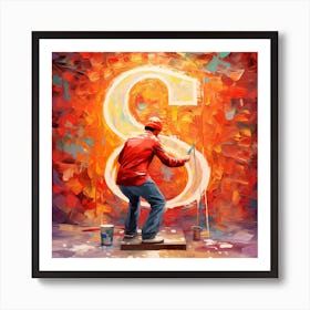 Letter S Art Print