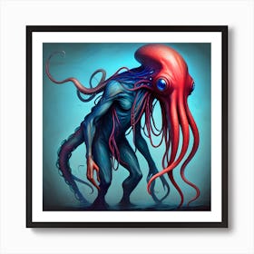 Octopus 6 Art Print