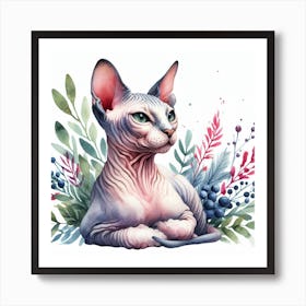 Sphinx-cat 7 Art Print