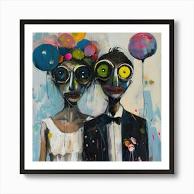 "Balloons and Boutonnieres: A Prom Night Reverie" Art Print