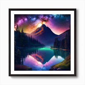 Galaxy In The Sky 6 Art Print