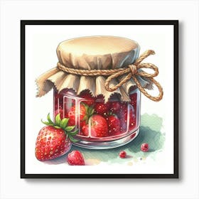 Jar With Jam 7 Art Print