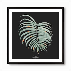 Palm Square Art Print