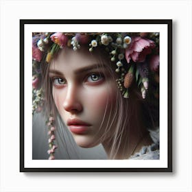 Flower Crown Poster