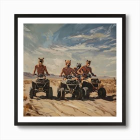 Four Wheelers Of The Apocalypse 1 Fy S Art Print