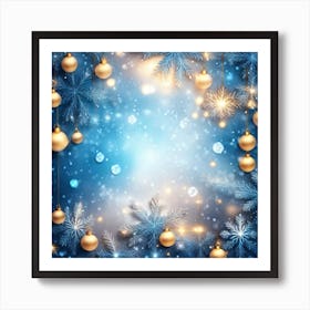 Christmas Background 1 Art Print