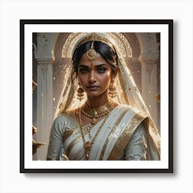 Indian Bride Art Print