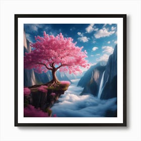 Cherry Blossom Tree 1 Art Print