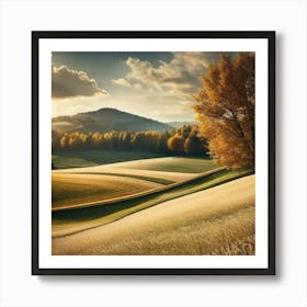 Autumn Landscape 19 Art Print