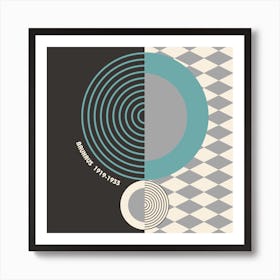 Lunar discs  Art Print