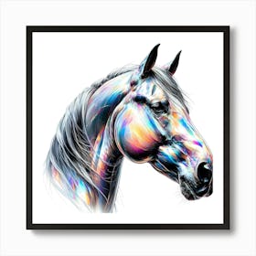 Creative Horse Visual 19 Art Print