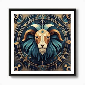 Zodiac Ram 1 Art Print