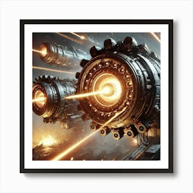 Energy Railguns Olympus Dreadnought Art Print