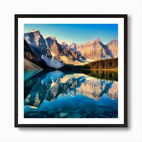 Mountain Lake Reflection Art Print