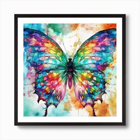 Butterfly Painting 1 Art Print