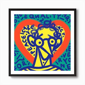 Keith Haring Memorial Square Art Print