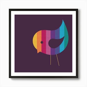 Rainbow Bird Nursery 2 Art Print