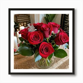 Red Roses 18 Art Print