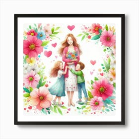 Mother's Day Gift Idea Mom's Love Art Print