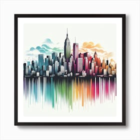 New York City Canvas Art 4 Art Print