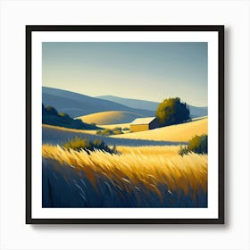 Landscape Painting 92 Art Print