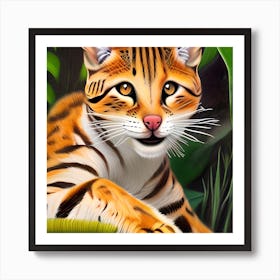 Beautiful Forest Cat Poster