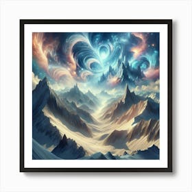 Galaxy In The Sky Art Print