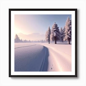 Winter Landscape 23 Art Print