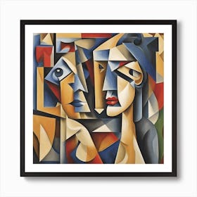 'Two Faces' 1 Art Print