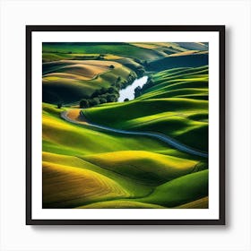 Rolling Hills Art Print