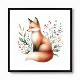 Fox 4 Art Print
