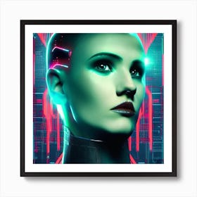 Cyborg Art Print