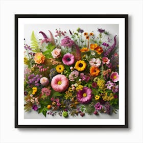 Flowers - Flowers Stock Videos & Royalty-Free Footage Art Print