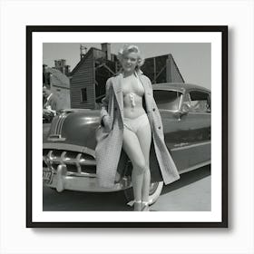 Marilyn Monroe Portrait Session Art Print