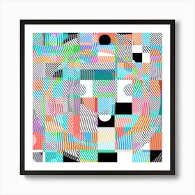 Geometric Etchings Poster