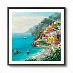 Positano 1 Art Print