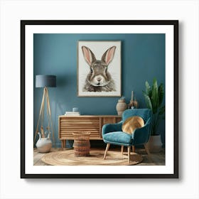 Animals In My Room Rabbit Art Print Illustration P Trderc Xqaaccy59furwvq Jdjrlcfatvykikuldf3fqa Art Print