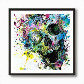 Skull Painting 20 Art Print