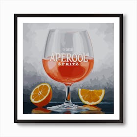 Aperol Spritz Orange - Aperol, Spritz, Aperol spritz, Cocktail, Orange, Drink 20 Art Print