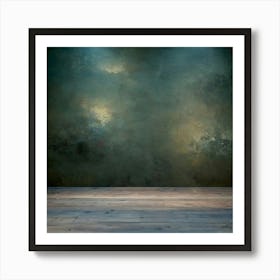 Empty Room With Wooden Floor 4 Art Print