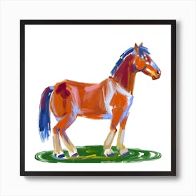 Clydesdale Horse 01 Art Print