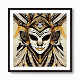 Mask Of The Masquerade 1 Art Print