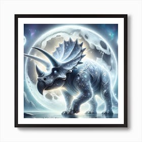 Triceratops Art Print