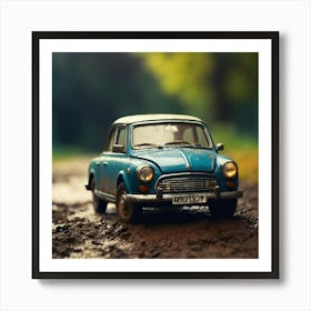 Car in the wood Art Print