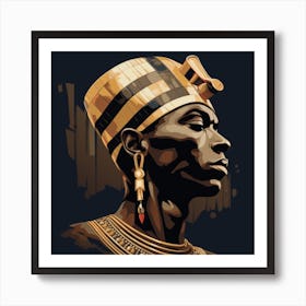 Egyptian King Art Print