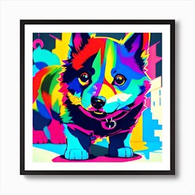 Corgi Painting 20 Art Print